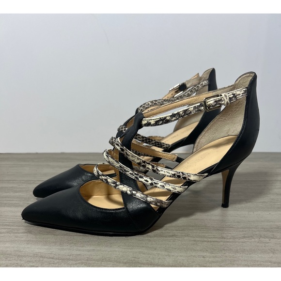 Ivanka Trump Black Heels Snake
Skin Shoes Women's - Picture 3 of 9